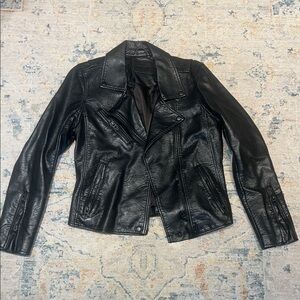 Blank NYC Black Leather Moto Jacket